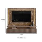 Rack Com Painel Gaia Para Tv De 75 Pol Imperial Sépia