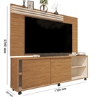 Rack Com Painel Greco Para Tv Até 55 P - Jm3 Freijó/off White