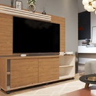 Rack Com Painel Greco Para Tv Até 55 P - Jm3 Freijó/off White