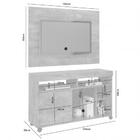 Rack Com Painel Gurupi Para Tv 42 Polegadas Jcm Movelaria Cac