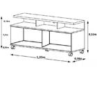 Rack Com Painel Home Buzios 1,2 M Para Tv 48"