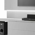 Rack Com Painel Horizon 1.8 Com Led Branco - Moveisaqui