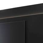 Rack Com Painel Horizon 2.2 Com Led Preto - Moveisaqui