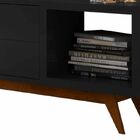 Rack Com Painel Horizon 2.2 Preto - Moveisaqui