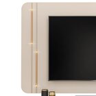 Rack Com Painel Led 100% Mdf Curvo Para Tv Até 75 Polegadas 1