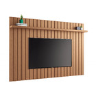 Rack Com Painel Link Lift 2.0 Off White / Nature Para Tv Até