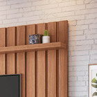 Rack Com Painel Link Lift 2.0 Off White / Nature Para Tv Até