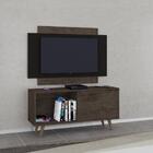 Rack Com Painel Málaga Home Tv Até 50 Polegadas Sala De Estar