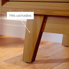 Rack Com Painel Mdf Frisado Para Tv Até 65 Polegadas 303cmx17