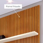 Rack Com Painel Mdf Frisado Para Tv Até 65 Polegadas 303cmx17