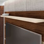 Rack Com Painel Para Tv 1.6 Arqueon B03 Palisandro/off White