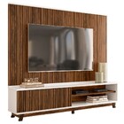 Rack Com Painel Para Tv 211cm Gen M20 Palisandro/branco - Mpo