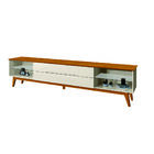 Rack Com Painel Para Tv 2 Gavetas Sunderland Off White Nature