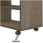 Rack Com Painel Para Tv 47 Polegadas Cross 120 Cm Canela