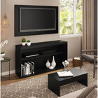 Rack Com Painel Para Tv 50 Polegadas E Mesa Centro Bragança M