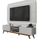 Rack Com Painel Para Tv 55 Polegadas Branco Classic 2g 1.8 Co