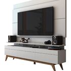 Rack Com Painel Para Tv 55 Polegadas Branco Classic +3g 1.8 -