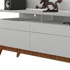 Rack Com Painel Para Tv 55 Polegadas Branco Classic +3g 1.8 C