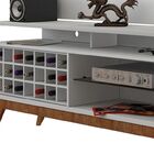 Rack Com Painel Para Tv 55 Polegadas Branco Classic +ad 1.8 C