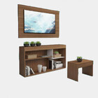 Rack Com Painel Para Tv 55 Polegadas E Mesa Sevilha Multi Móv