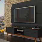 Rack Com Painel Para Tv 60 Polegadas Preto Classic 2g 2.2 - I