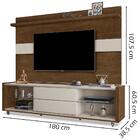 Rack Com Painel Para Tv 65 Polegadas Mdf Muse Lpa