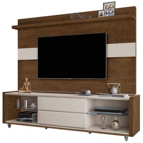 Rack Com Painel Para Tv 65 Polegadas Mdf Muse Lpa