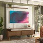 Rack Com Painel Para Tv 70 Polegadas Cedro E Off White Peroli