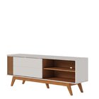 Rack Com Painel Para Tv 70 Polegadas Otawa E Leme Porta Desli