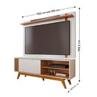 Rack Com Painel Para Tv 70 Polegadas Otawa E Leme Porta Desli