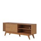 Rack Com Painel Para Tv 70 Polegadas Otawa E Leme Porta Desli