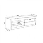 Rack Com Painel Para Tv Até 42 Polegadas Life Espresso Móveis