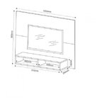 Rack Com Painel Para Tv Até 42 Polegadas Life Espresso Móveis