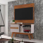 Rack Com Painel Para Tv Até 42 Polegadas Smart Matte/off Whit