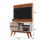 Rack Com Painel Para Tv Até 42 Polegadas Smart Matte/off Whit