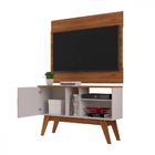 Rack Com Painel Para Tv Até 42 Polegadas Smart Matte/off Whit