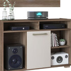 Rack Com Painel Para Tv Até 43" Com 01 Porta Moscou Naturale