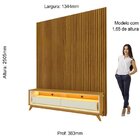 Rack Com Painel Para Tv Até 43 Polegadas Led 2 Gavetas Com Pé