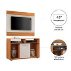 Rack Com Painel Para Tv Até 43 Polegadas Show Freijó Trend/of