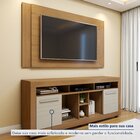 Rack Com Painel Para Tv Até 46 Polegadas 2 Portas 7 Nichos Fi