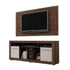 Rack Com Painel Para Tv Até 46 Polegadas 2 Portas 7 Nichos Fi