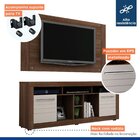 Rack Com Painel Para Tv Até 46 Polegadas 2 Portas 7 Nichos Fi