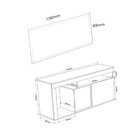 Rack Com Painel Para Tv Até 48 Polegadas Lavanda Espresso Móv