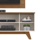 Rack Com Painel Para Tv Até 50 Polegadas Freijó Off White Rom