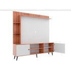 Rack Com Painel Para Tv Até 50 Polegadas Retrô 2 Portas Quidi