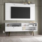 Rack Com Painel Para Tv Até 50 Polegadas Retrô Palas Espresso