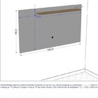 Rack Com Painel Para Tv Até 50 Polegadas Retrô Palas Espresso
