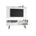 Rack Com Painel Para Tv Até 50 Polegadas Retrô Palas Espresso