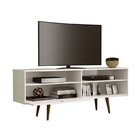 Rack Com Painel Para Tv Até 50 Polegadas Retrô Palas Espresso