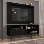 Rack Com Painel Para Tv Até 50 Polegadas Retrô Palas Espresso